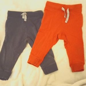 Two piece long sweat pants, baby